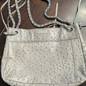 Beautiful Rebecca minkoff gray purse in perfect condition